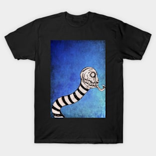 The Nuclear Worm Blue T-Shirt